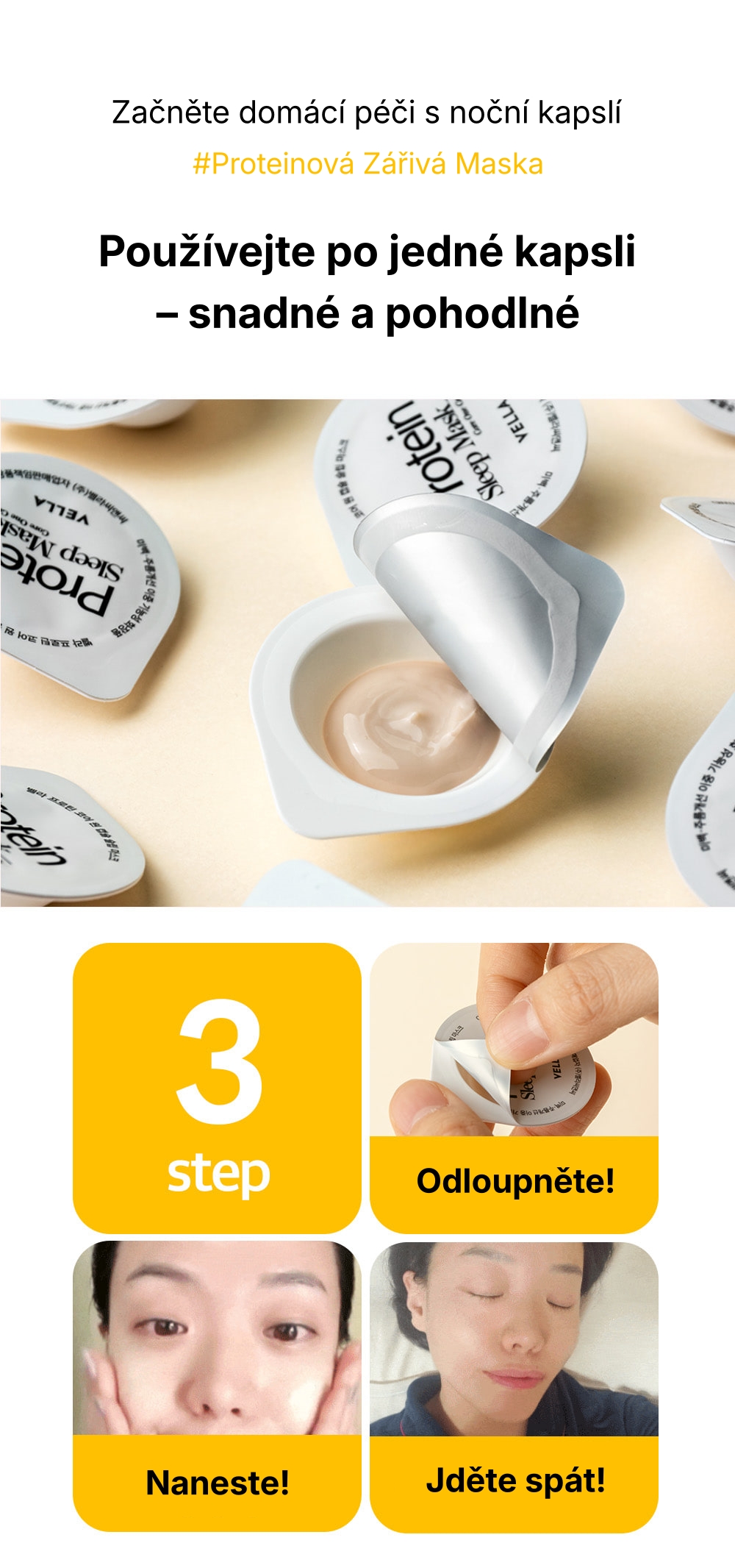 1.4. Detailed Page VELLA Protein Core One Capsule Sleep Mask